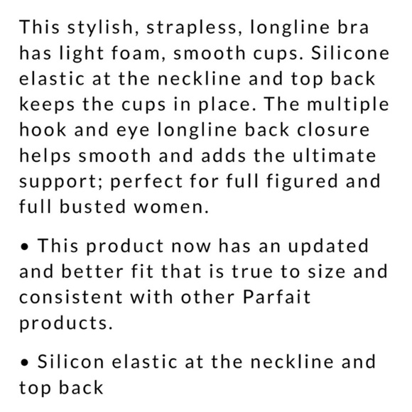 PARFAIT ELISSA BUSTIER BLACK SIZE 32FF - Picture 5 of 6